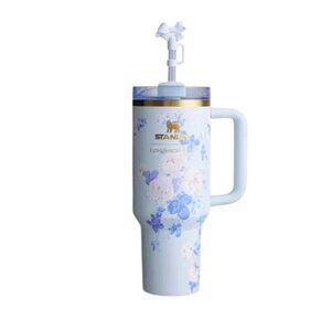 Stanley Love Shack Fancy Ever Blooming Rosettes 40oz Tumbler NEW and Wrapped